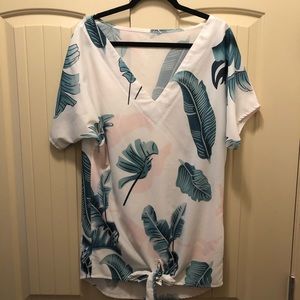 Palm Tree swimsuit coverup